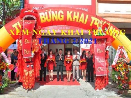 Xem ngày tốt khai trương tháng 2 năm 2021