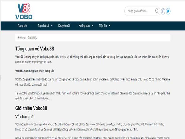 Giới thiệu về sự ra đời của diễn đàn đánh giá nhà cái lô đề online Vobo88