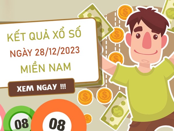 Phân tích XSMN 28/12/2023 thống kê bạch thủ miền Nam